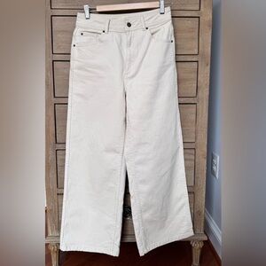 Sezane Le Crop Cream Jeans- like NEW